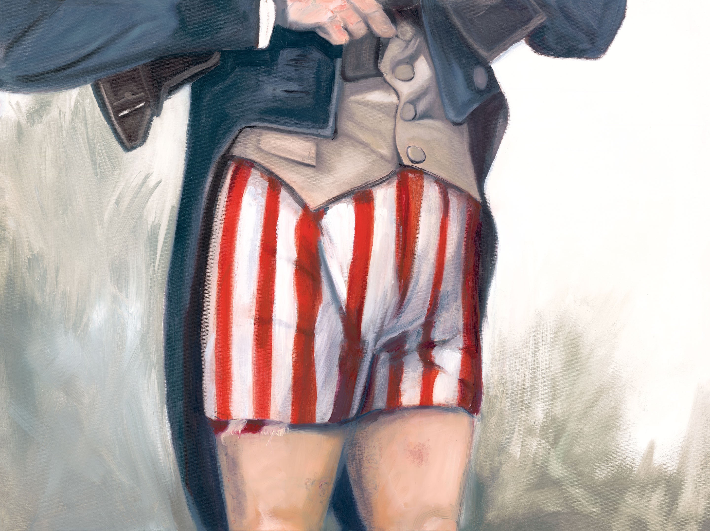 Uncle Sam Caught With Pants Down - Original