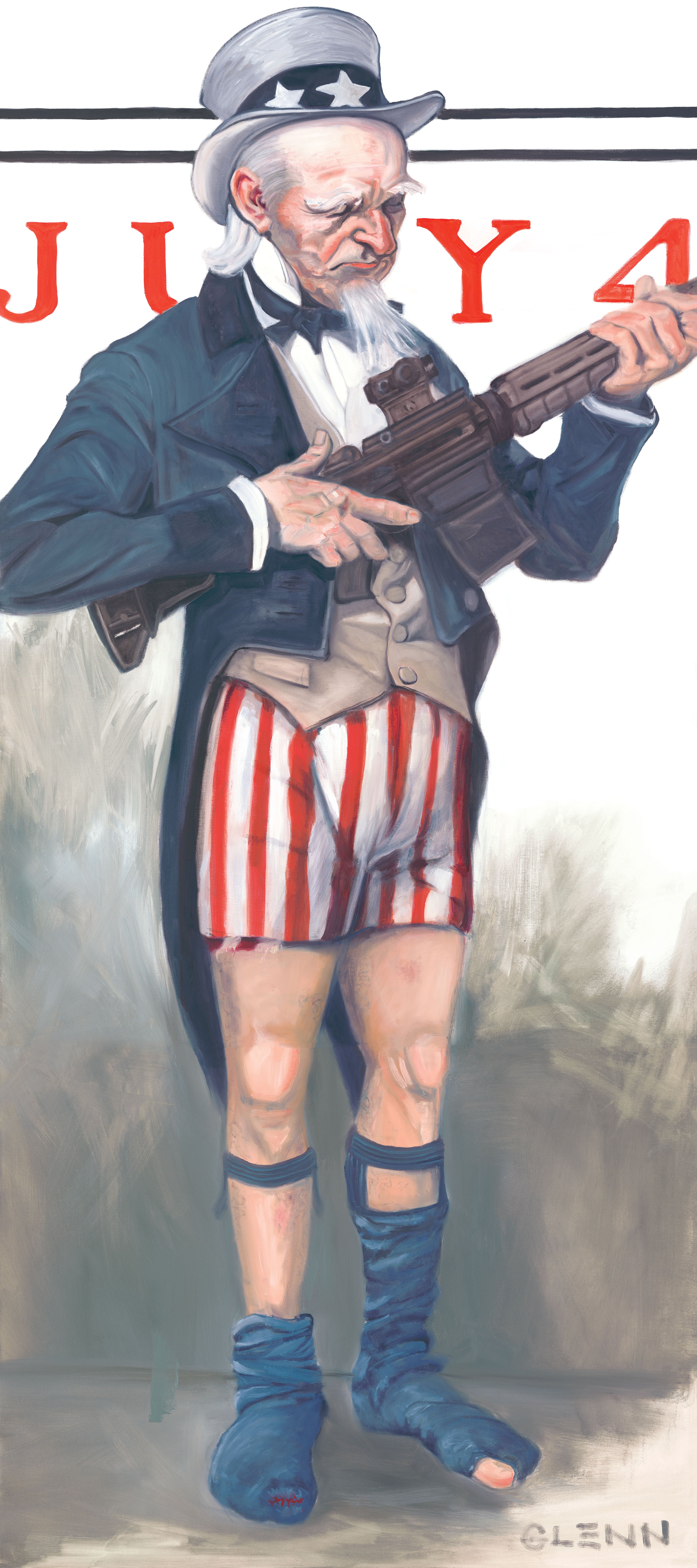 Uncle Sam Caught With Pants Down