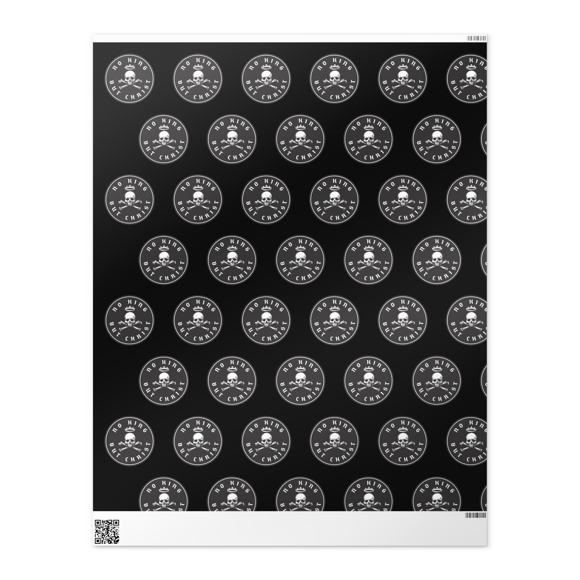 No King But Christ Crowned Seal Gift Wrap in Glossy 30x36 – Glenn Beck Shop